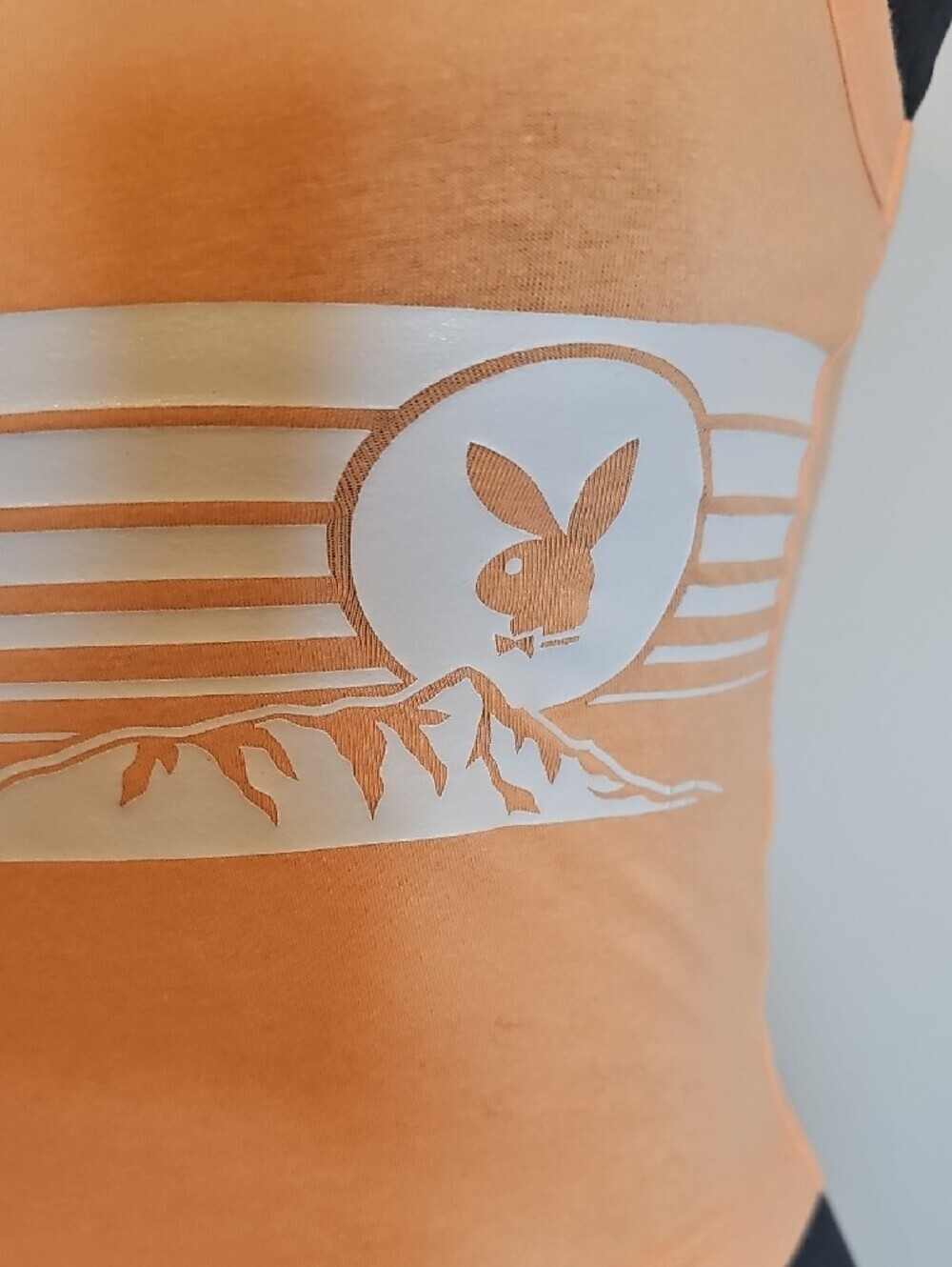 PLAYBOY By PacSun Neon Orane Graphic Crop Top - Women - Picture 2 of 10